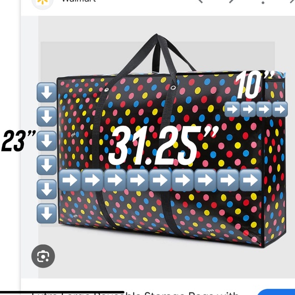 Water Resistant Reusable Extra Large Storage Bag Over Size Storage Bag - Picture 5 of 8